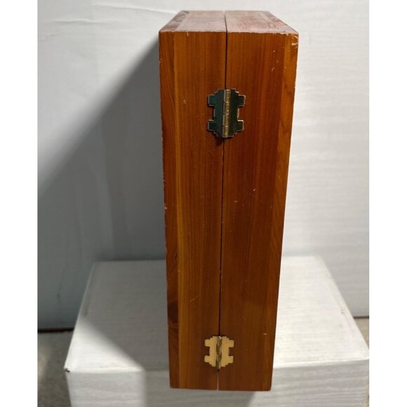 Holy Bible Memorial Edition Illustrated In Wood Box With Jesus Image 9.5 x 6.5" - Picture 5 of 16